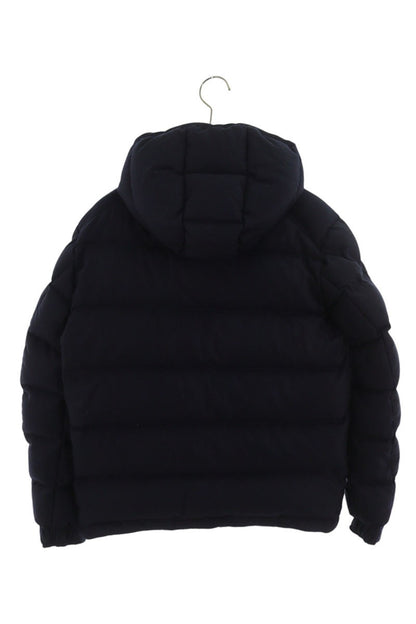 MONCLER Wool Zip-Up Down Jacket w/ Detachable Hood Size S