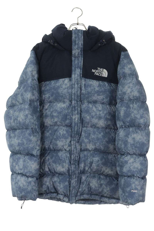 THE NORTH FACE Nuptse Ridge Hooded Down Jacket Navy Size XL