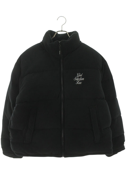 GOD SELECTION XXX Logo Embroidered Down Jacket Size S