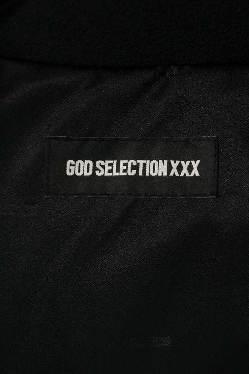 GOD SELECTION XXX Logo Embroidered Down Jacket Size S