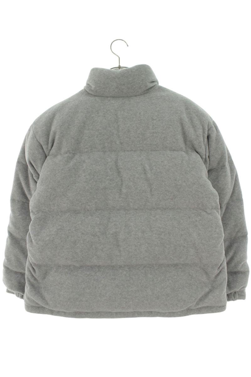 GOD SELECTION XXX Logo Embroidered Down Jacket Gray Size S