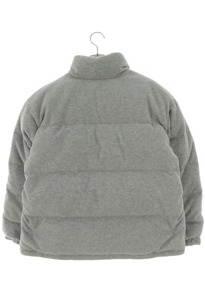 GOD SELECTION XXX Logo Embroidered Down Jacket Gray Size M