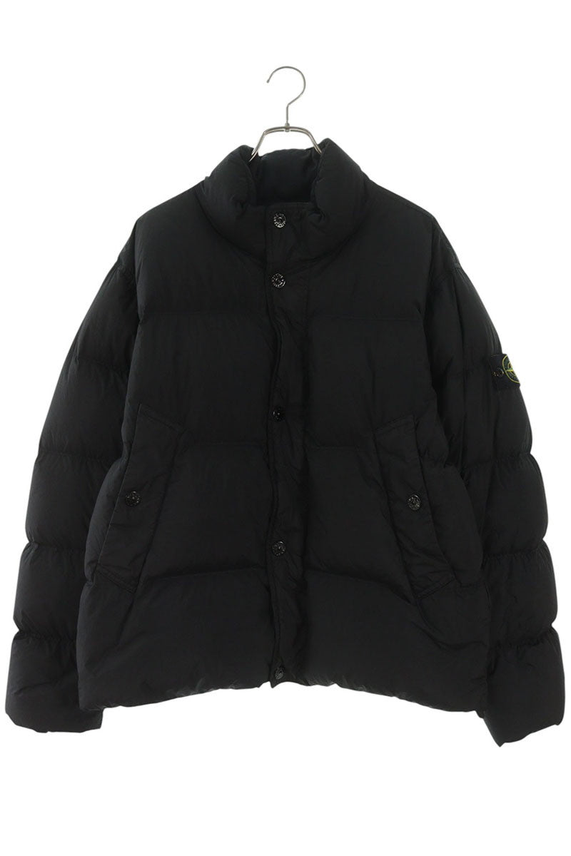 STONEISLAND A23 Logo Patch Padded Down Jkt Black Size L