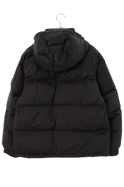 LOUIS VUITTON Monogram Jacquard Rubber Patch Down Jkt Size S