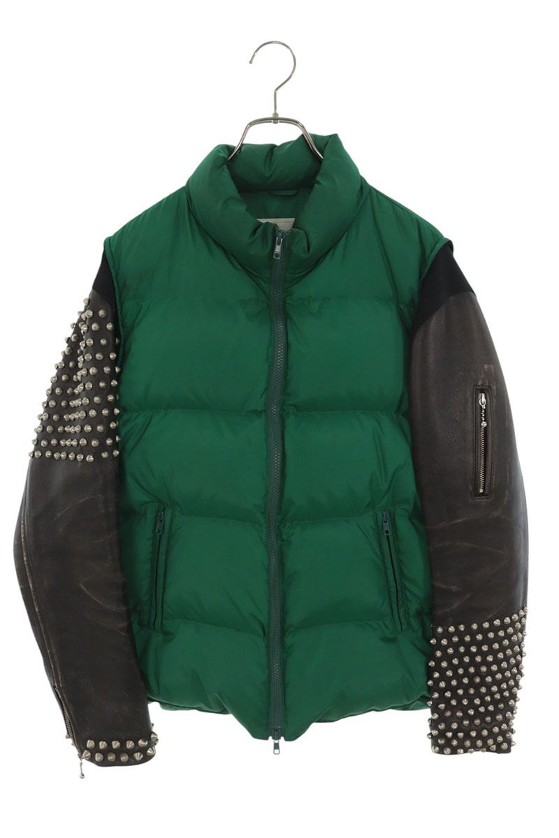 UNDERCOVER Aoyama Ltd Studded Leather Panel Down Jkt Size 2
