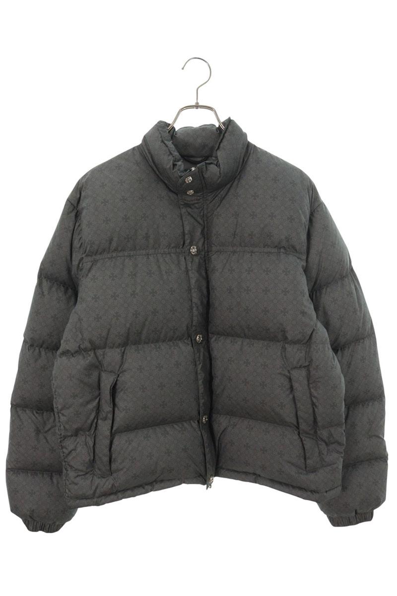 Chrome Hearts Cross Ball Button Down Jacket Gray Size M