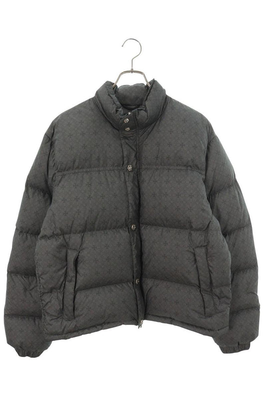 Chrome Hearts Cross Ball Button Down Jacket Gray Size M