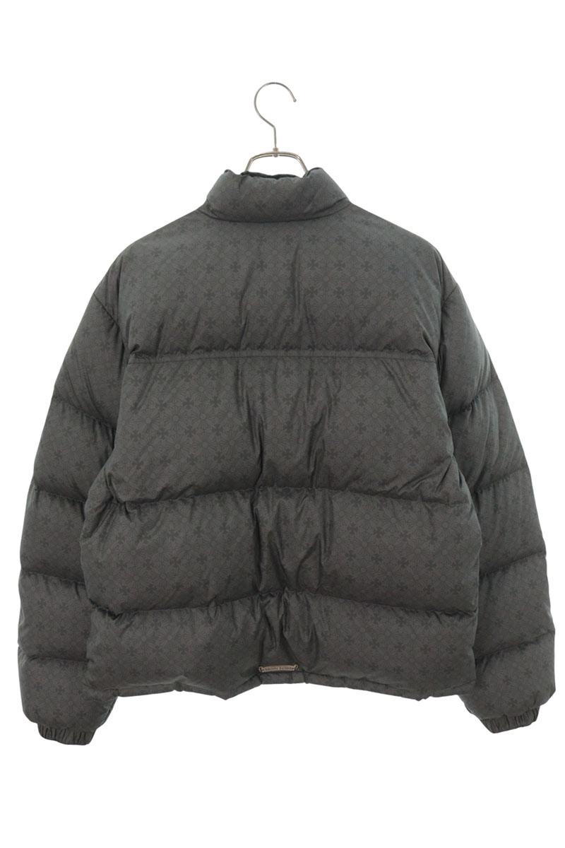 Chrome Hearts Cross Ball Button Down Jacket Gray Size M