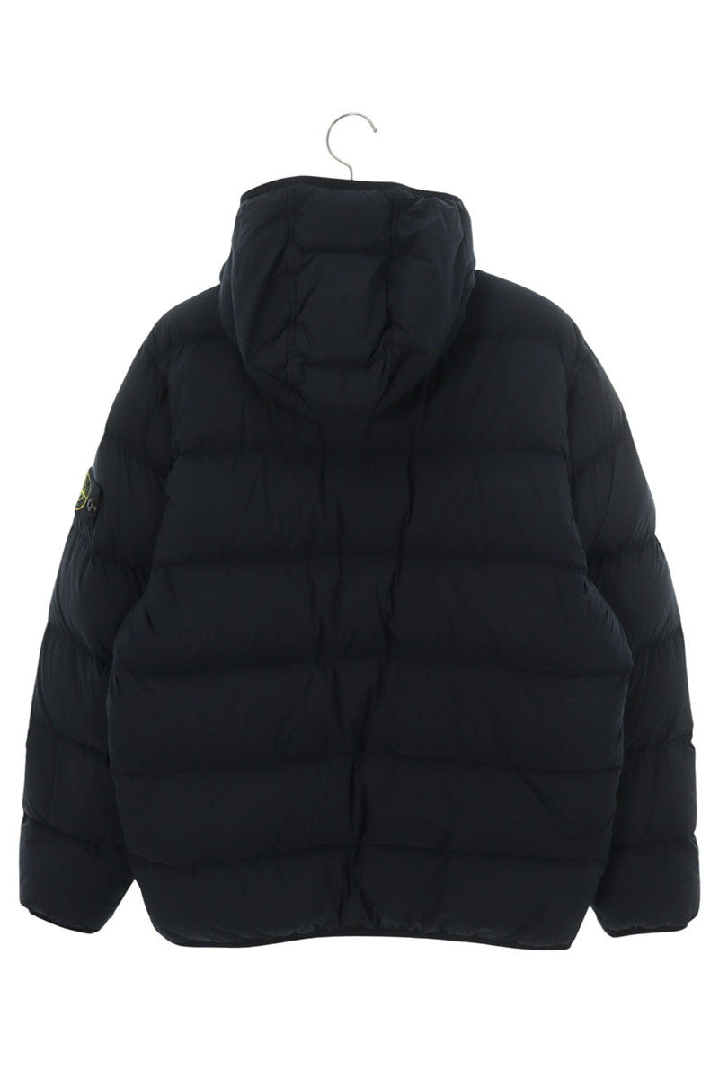 STONEISLAND Garment Dyed Nylon Hooded Down Jacket Size M