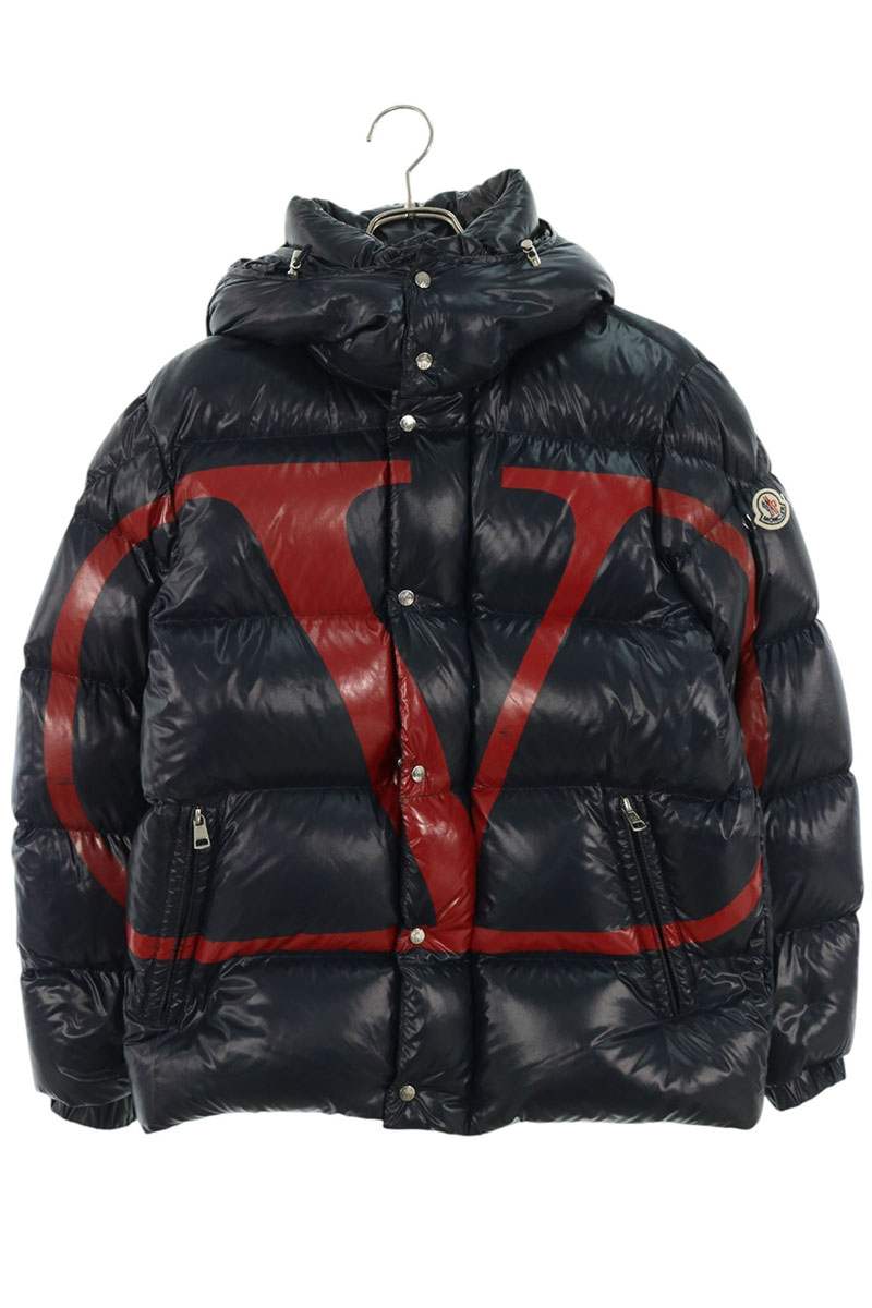 VALENTINO x MONCLER V-Logo Nylon Down Jacket Multi Size 44