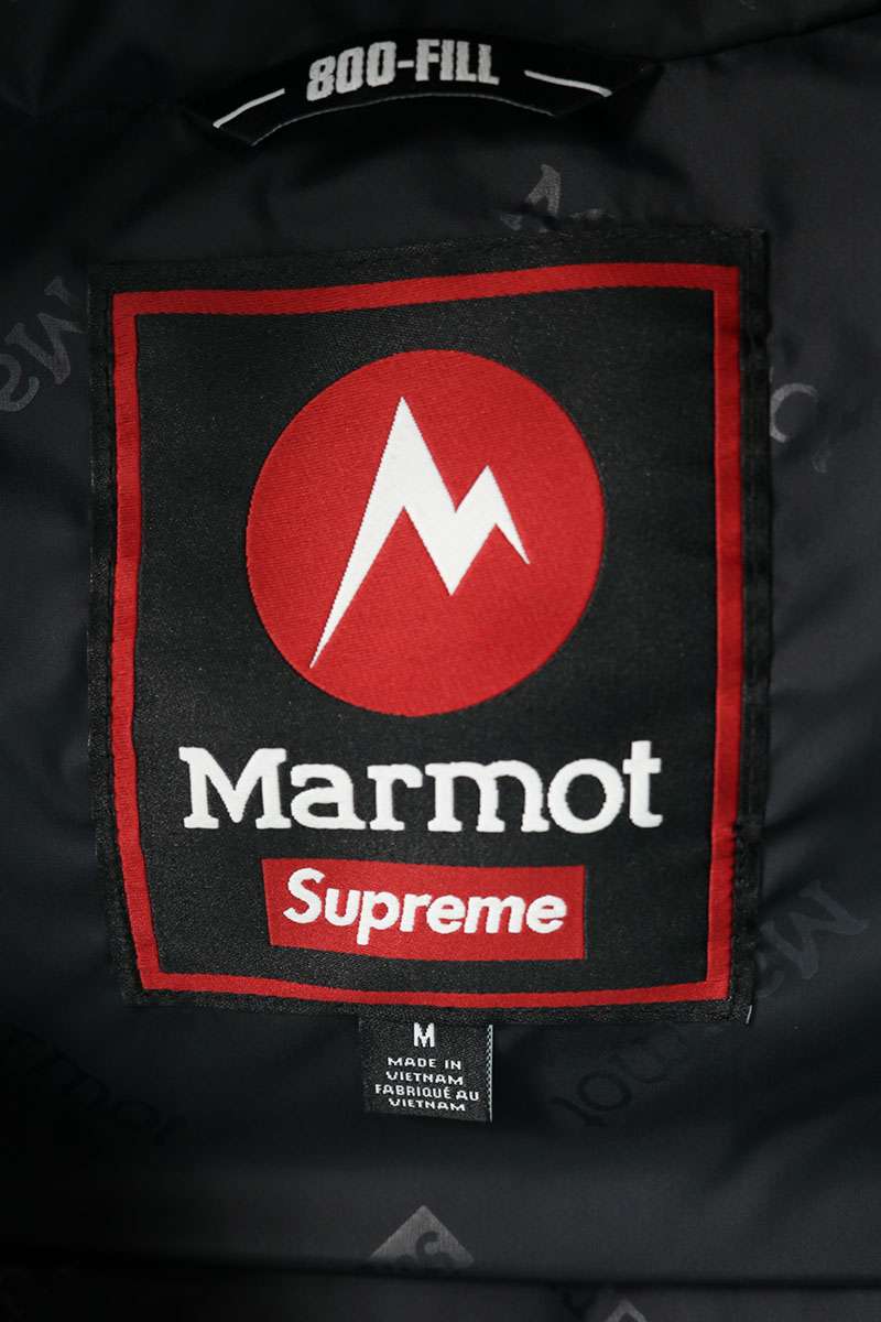 SUPREME 25AW x Marmot Skull Pile 800-Fill Down Parka Size M