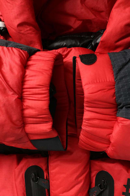 MONCLER Mongnod Giubbotto Hooded Jacket Red/Black Size 4