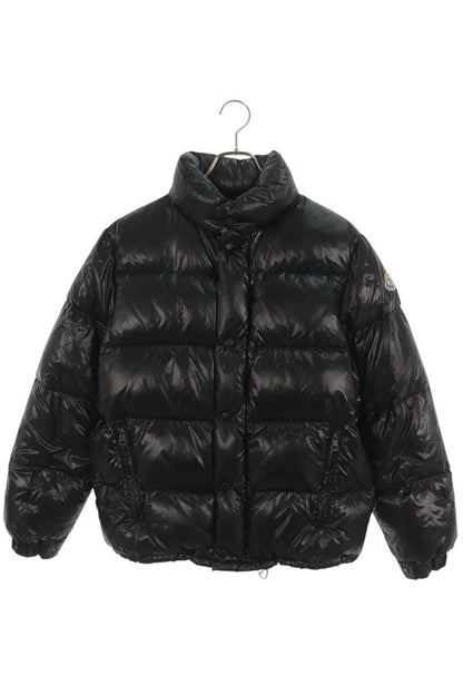 MONCLER Logo Patch Down Jacket Black Size 0