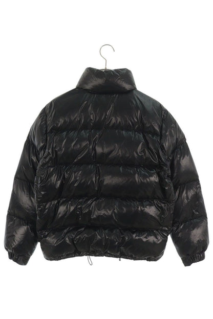 MONCLER Logo Patch Down Jacket Black Size 0