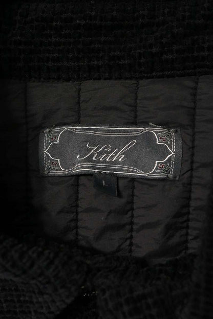 KITH Black Chenille Down Jacket Size L
