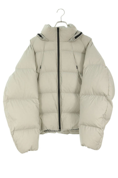 ROTOL 25AW Curvy Nylon Down Jacket Light Gray Size 3