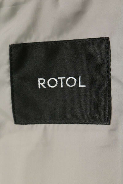 ROTOL 25AW Curvy Nylon Down Jacket Light Gray Size 3