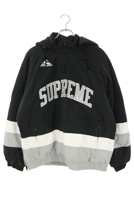 SUPREME 17AW Puffy Hockey Pullover Down Jacket Black Size M