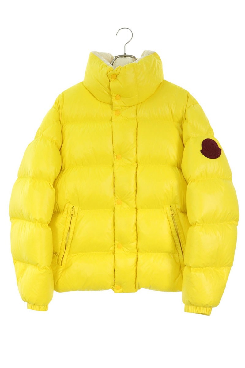 Moncler Genius Stand Collar Down Jacket Yellow Size 2