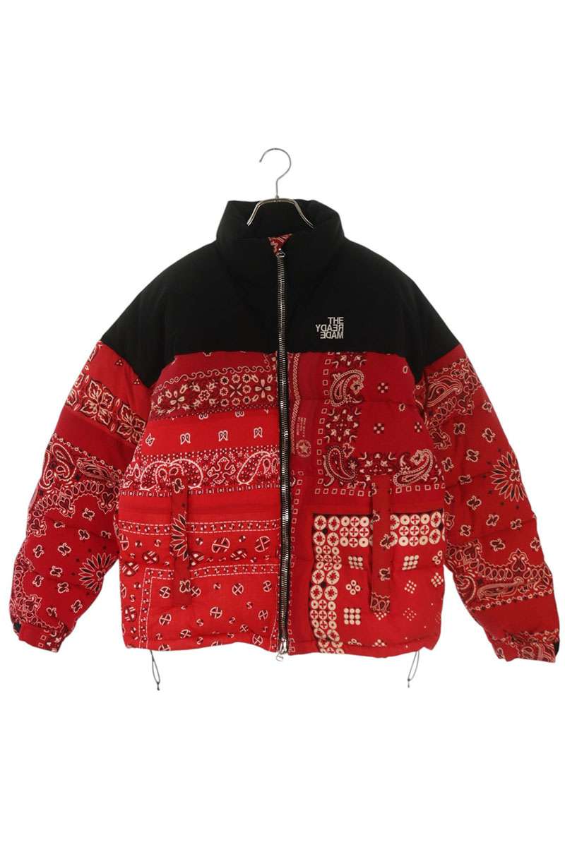 READYMADE Bandana Down Jacket Red Size 1