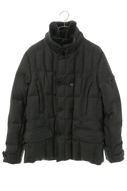 MooRER Cashmere Blend Wool Down Jacket Gray Size 48