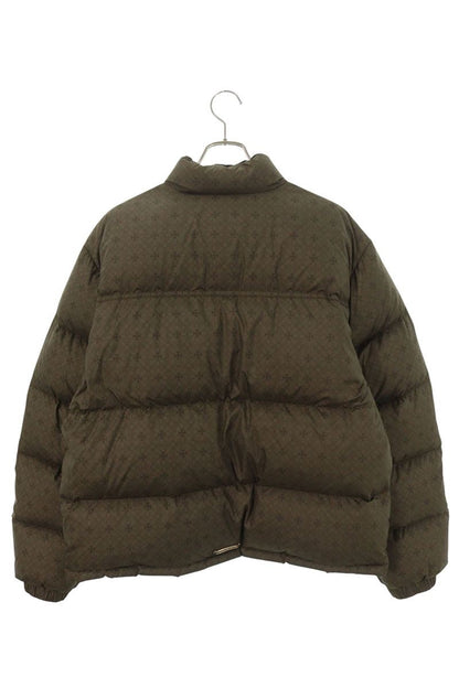 Chrome Hearts STIFF CH Plus Nylon Down Jacket Khaki Size L