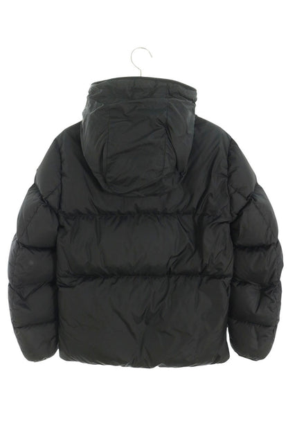 MONCLER MONTCLA Logo Embroidered Down Jacket Black Size 1