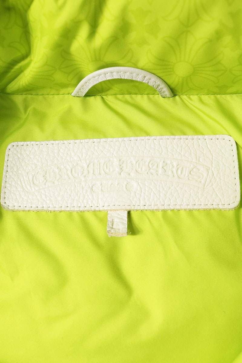Chrome Hearts Stiff CH Plus Nylon Down Green Silver Size L