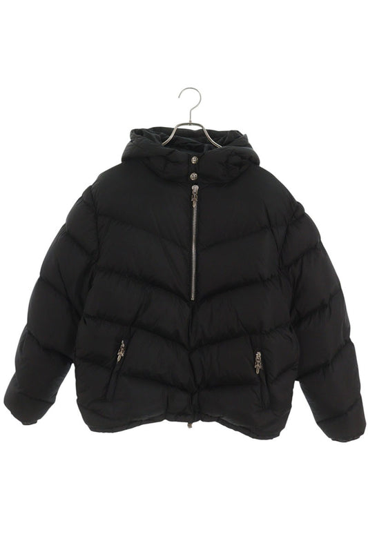 Chrome Hearts Dagger Half-Zip Nylon Down Jacket Size M