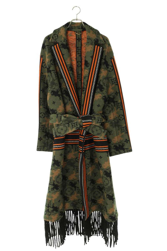 LOUISVUITTON 24AW Jacquard Double Face Wool Blanket Size L