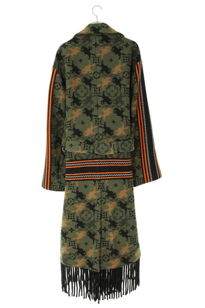 LOUISVUITTON 24AW Jacquard Double Face Wool Blanket Size L