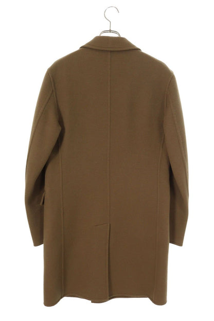 HERMES Cashmere Chester Coat Brown Size M
