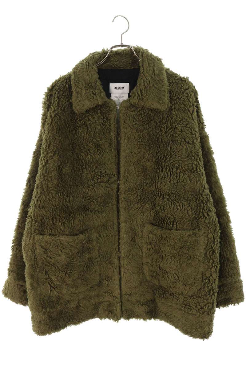 Doublet 25AW Hand Fur Coat Green Size L