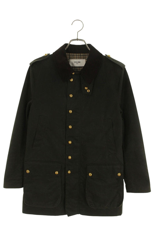 CELINE Wax Coated Hunting Coat Khaki Size XXL