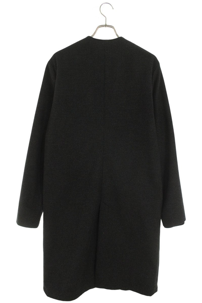 Chrome Hearts Cross Ball Collarless Wool Coat Size L