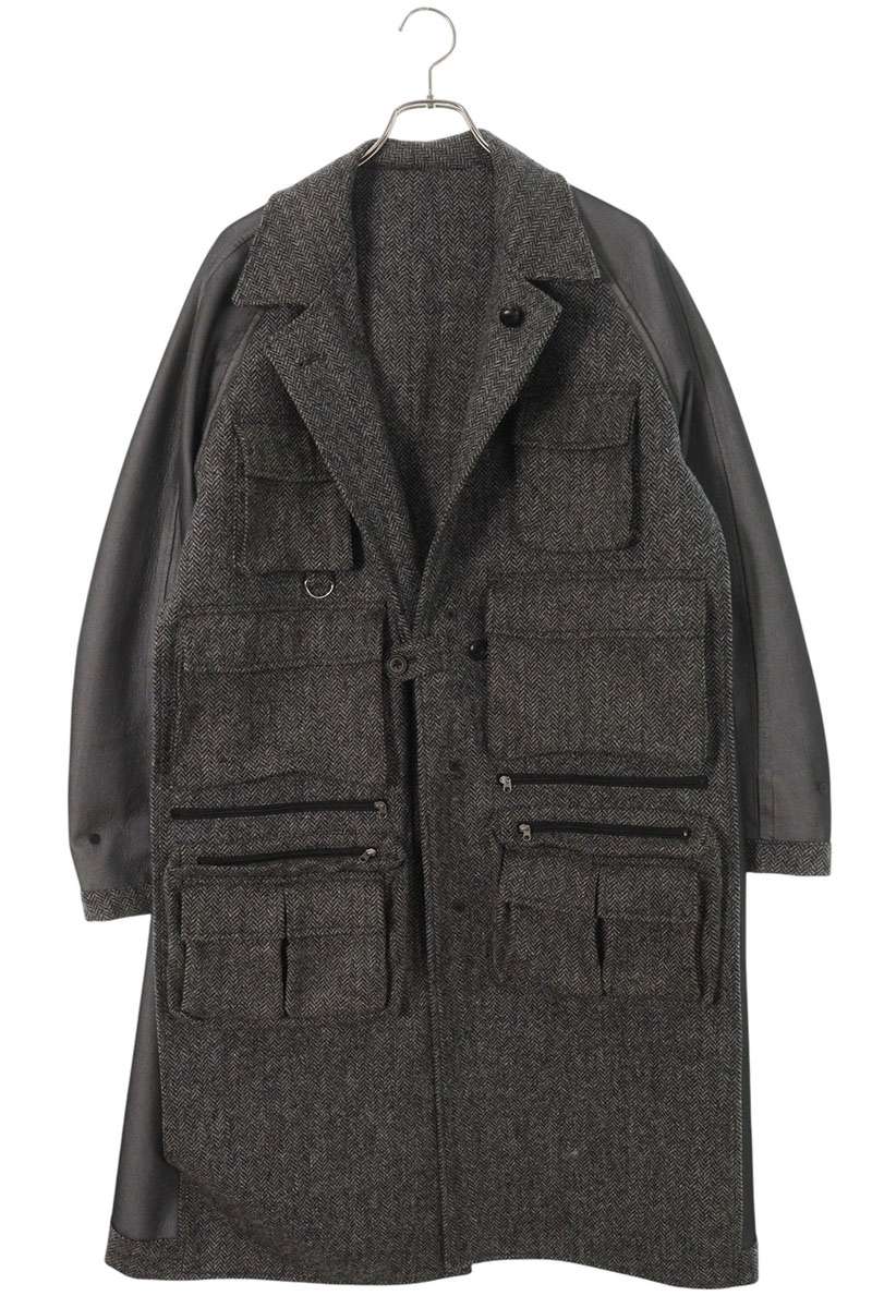 Phenix x Takahiromiyashita The Soloist. TKMT Wool Coat Gray Size XS