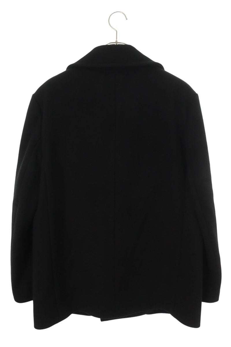 CELINE Carnaby Cashmere P-Coat Black Size M