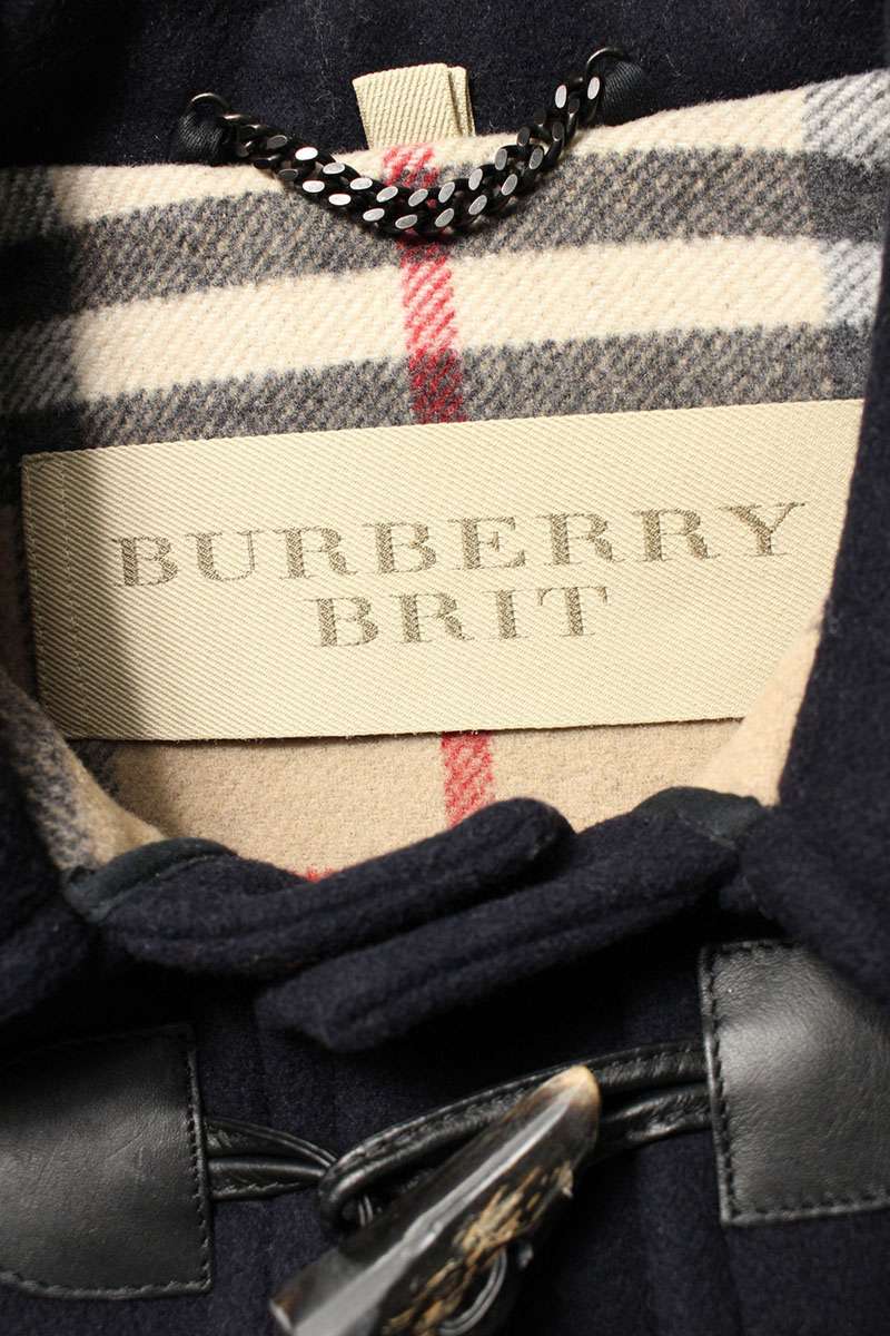 Burberry BRIT Coat Blue Size 48