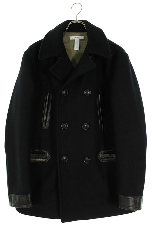 MASSES Wool P-Coat Black Size M