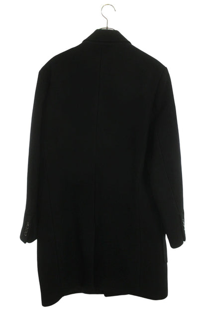 AMI Wool Chesterfield Coat Black Size L