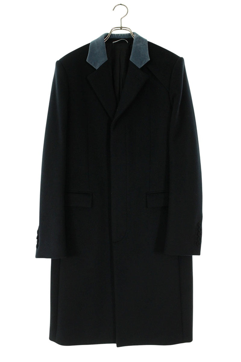 Dior Chester Coat Black x Blue Size 46