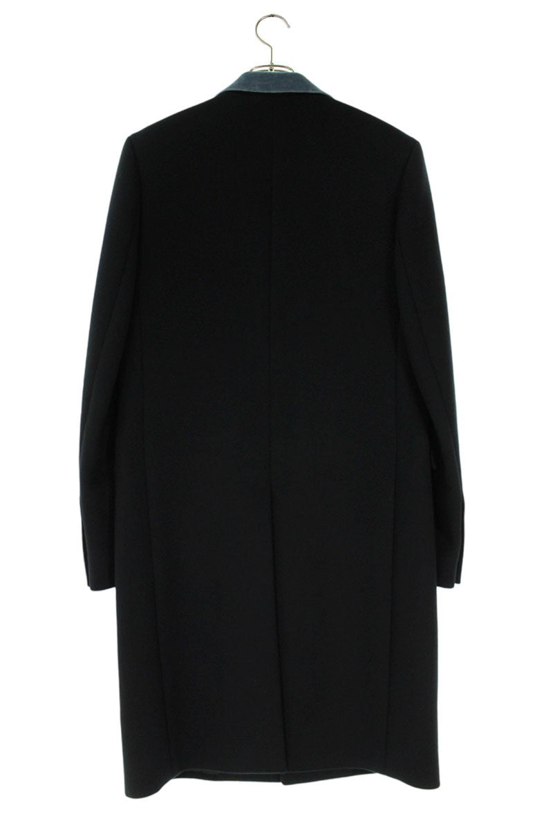 Dior Chester Coat Black x Blue Size 46