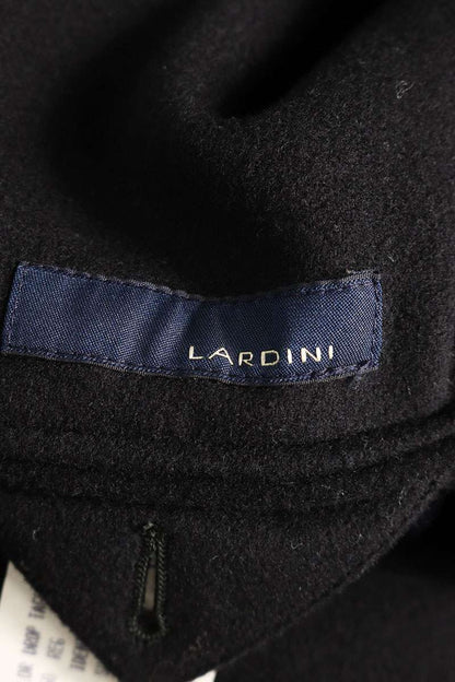 Lardini Cashmere Chester Coat Black Size 50