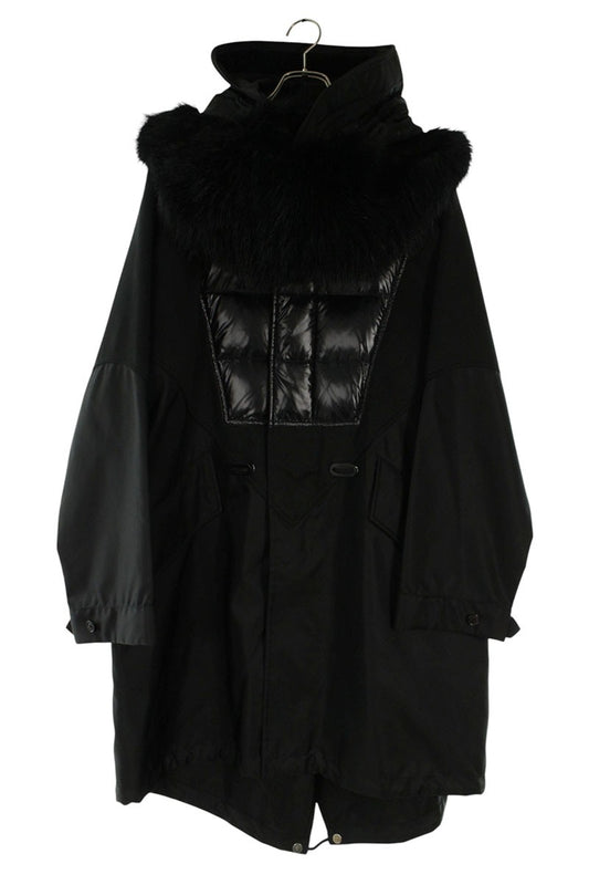 Burberry Fur Coat Black Size 50