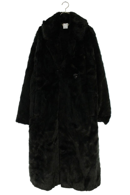 Puma Logo Fur Coat Black Size L