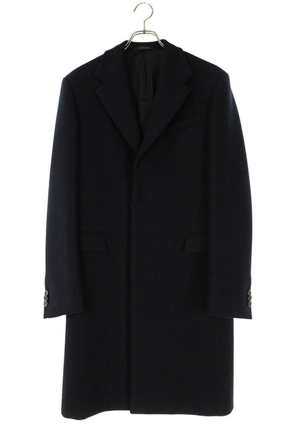 Jil Sander Wool Chester Coat Blue Size S