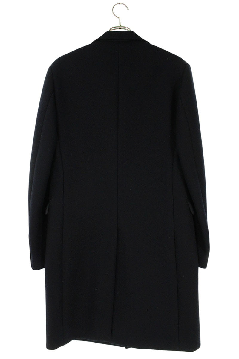 Jil Sander Wool Chester Coat Blue Size S