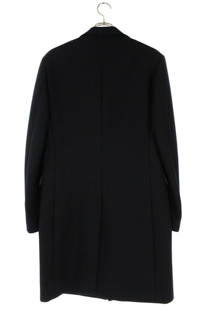 Jil Sander Wool Chester Coat Blue Size S