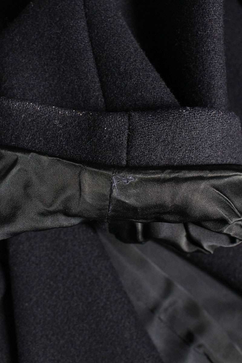Jil Sander Wool Chester Coat Blue Size S