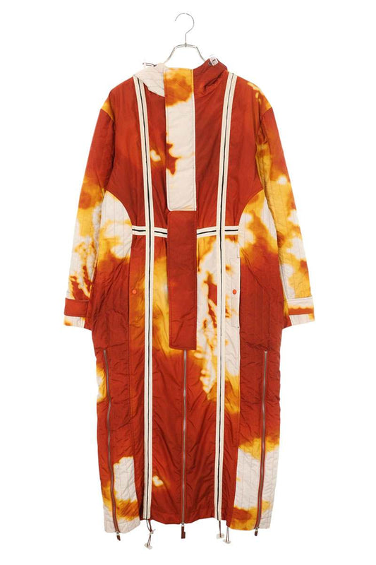 A-COLD-WALL Padded All-Over Print Coat Orange Size S